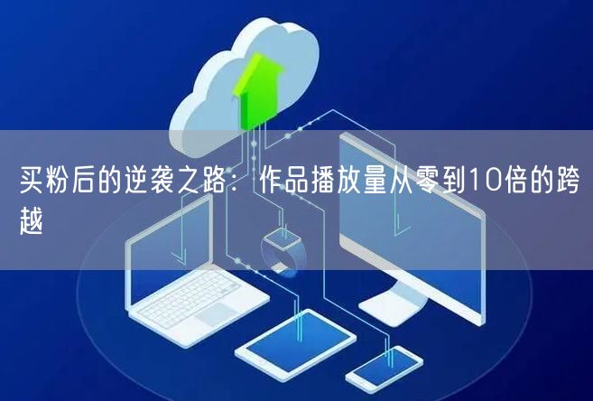 买粉后的逆袭之路：作品播放量从零到10倍的跨越