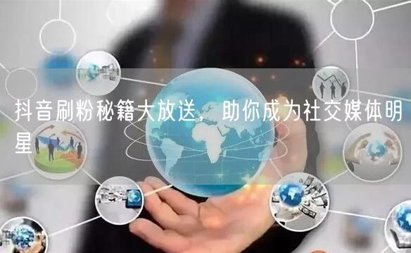 抖音刷粉秘籍大放送，助你成为社交媒体明星