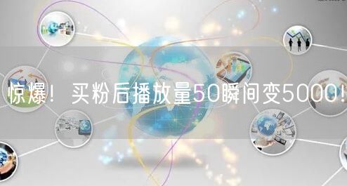 惊爆！买粉后播放量50瞬间变5000！