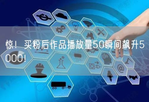 惊！买粉后作品播放量50瞬间飙升5000！