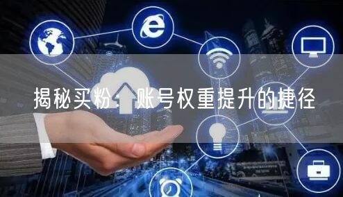 揭秘买粉：账号权重提升的捷径