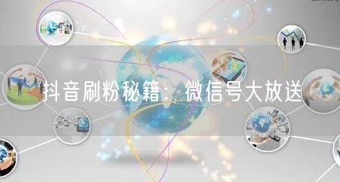 抖音刷粉秘籍：微信号大放送