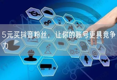 5元买抖音粉丝，让你的账号更具竞争力