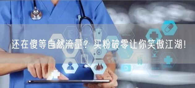还在傻等自然流量？买粉破零让你笑傲江湖！