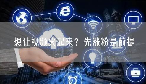 想让视频火起来？先涨粉是前提