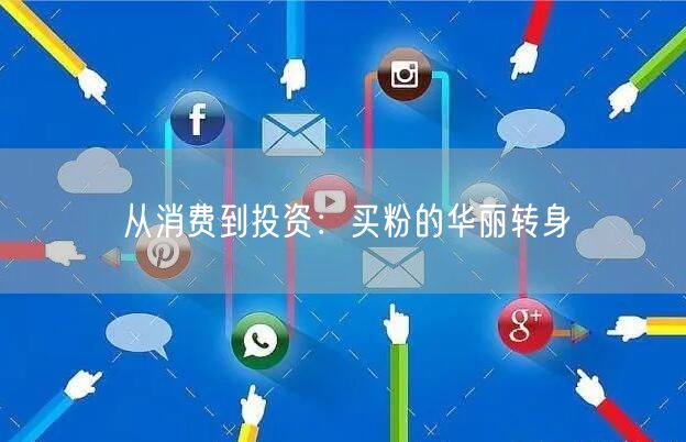 从消费到投资：买粉的华丽转身