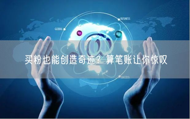 买粉也能创造奇迹？算笔账让你惊叹