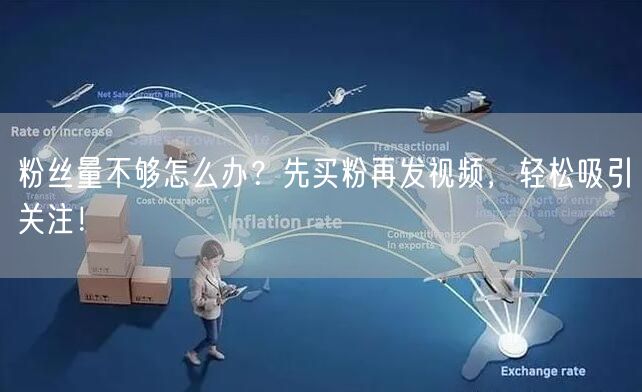 粉丝量不够怎么办？先买粉再发视频，轻松吸引关注！