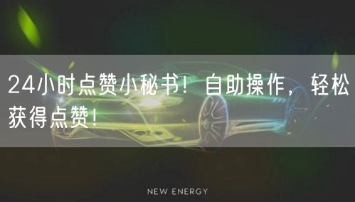 24小时点赞小秘书！自助操作，轻松获得点赞！