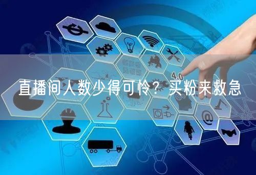 直播间人数少得可怜？买粉来救急