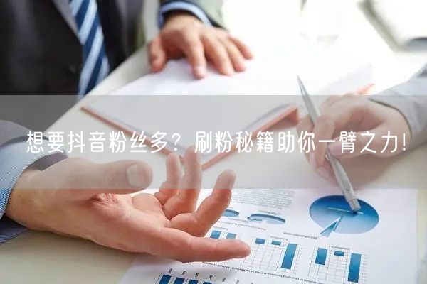 想要抖音粉丝多？刷粉秘籍助你一臂之力！