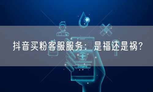 抖音买粉客服服务：是福还是祸？