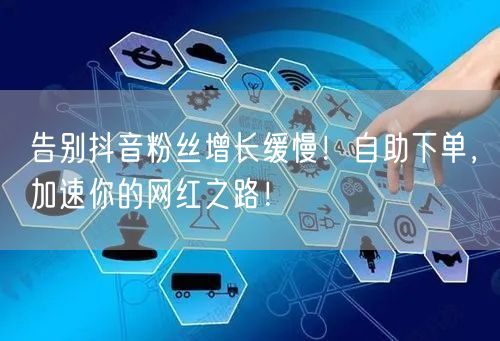 告别抖音粉丝增长缓慢！自助下单，加速你的网红之路！