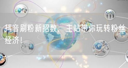 抖音刷粉新招数，主站带你玩转粉丝经济！