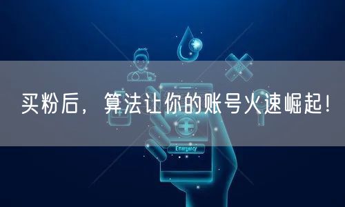 买粉后，算法让你的账号火速崛起！