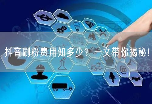 抖音刷粉费用知多少？一文带你揭秘！