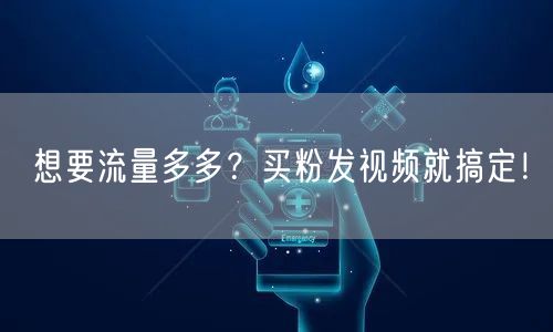 想要流量多多？买粉发视频就搞定！