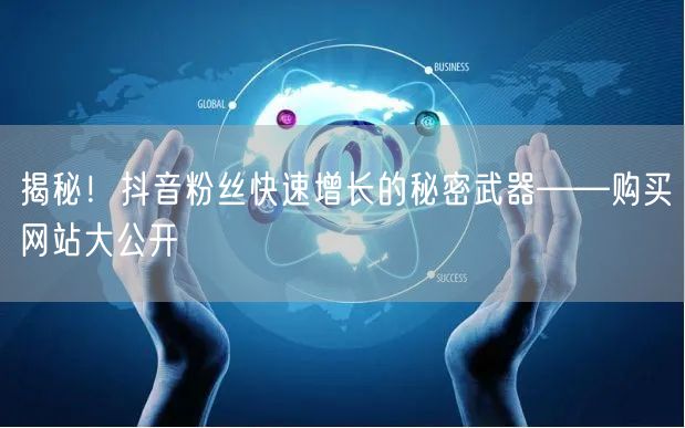 揭秘！抖音粉丝快速增长的秘密武器——购买网站大公开